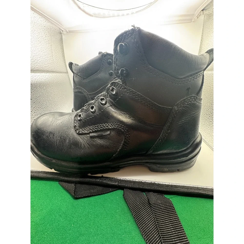 Red Wing King Toe Mens Black Leather Safety Toe Work Boots 2240 Size 8.5 Wide
